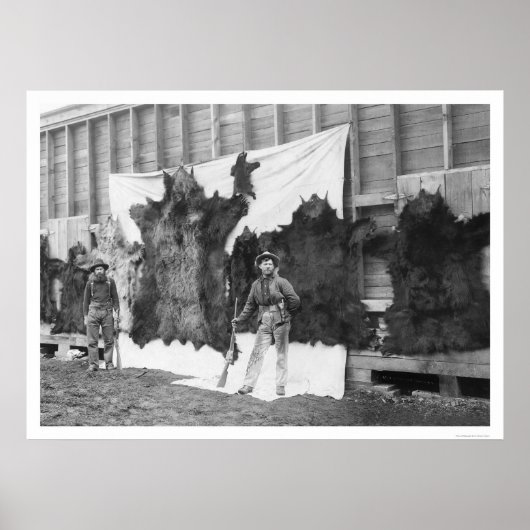 Beer Hunting Alaska 1906 Poster (Voorkant)