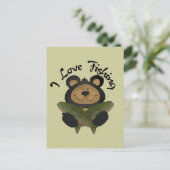 Beer I houdt van Geviste overhemden en cadeaus Briefkaart (Staand voorkant)