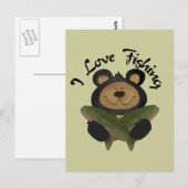 Beer I houdt van Geviste overhemden en cadeaus Briefkaart (Voorkant / Achterkant)