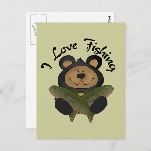 Beer I houdt van Geviste overhemden en cadeaus Briefkaart (Voorkant / Achterkant)