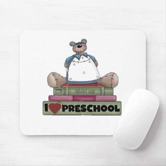 Beer I Love Preschool Muismat (Met muis)
