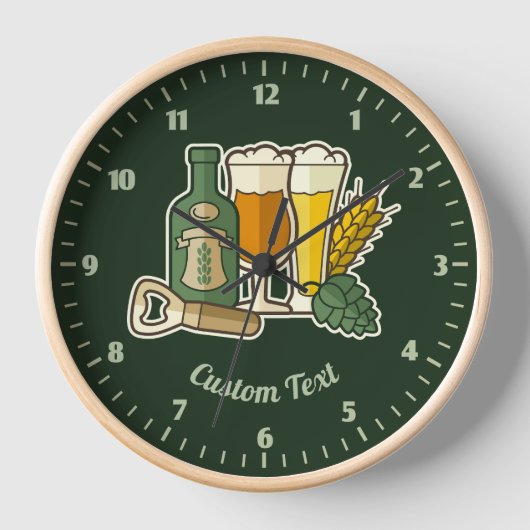 Beer Icons Clock (Voorkant)