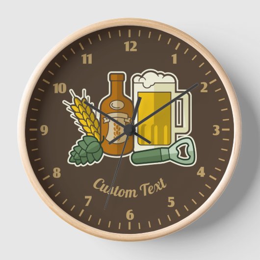 Beer Icons Clock (Voorkant)