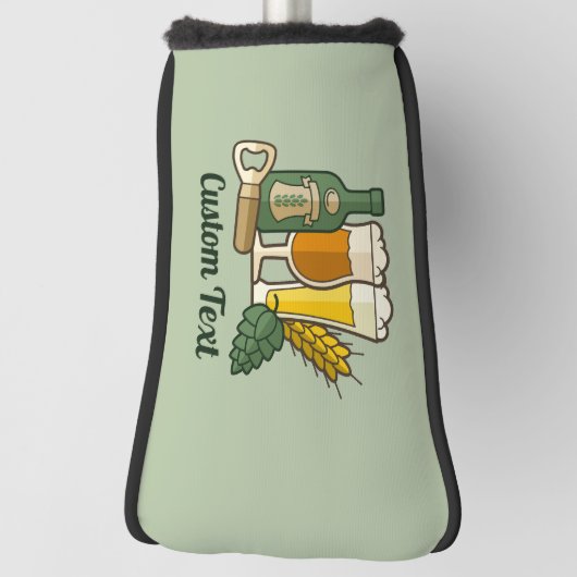 Beer Icons Golf Head Hoesje Golfheadcover (Draai 90)