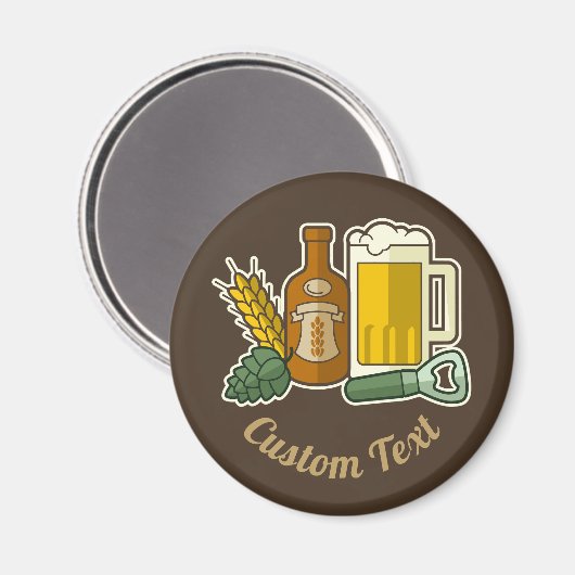 Beer Icons Magnet (Voorkant / Achterkant)