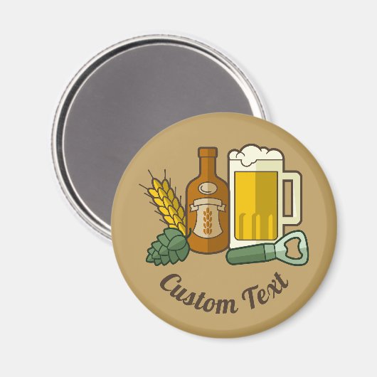 Beer Icons Magnet (Voorkant / Achterkant)