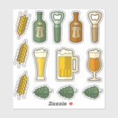 Beer Icons Sticker Set (Vel)