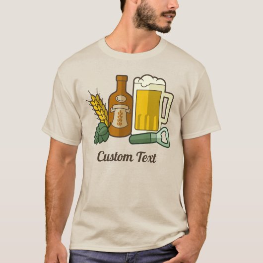 Beer Icons T-Shirt (Voorkant)