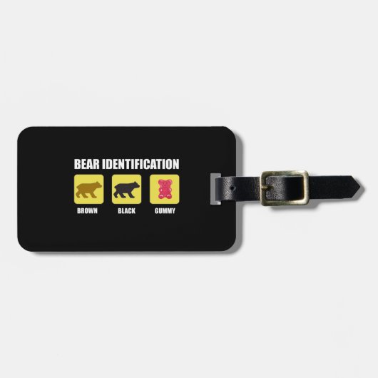 Beer-identificatiefunctie Bagagelabel (Voorkant horizontaal)