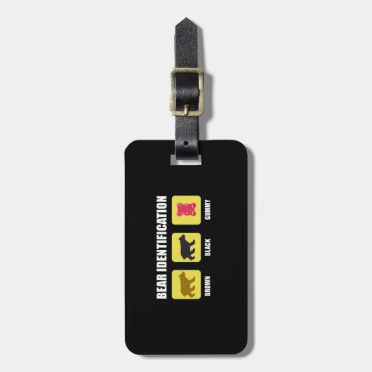 Beer-identificatiefunctie Bagagelabel (Voorkant verticaal)