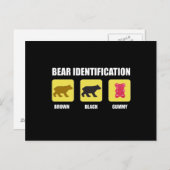 Beer-identificatiefunctie Briefkaart (Voorkant / Achterkant)