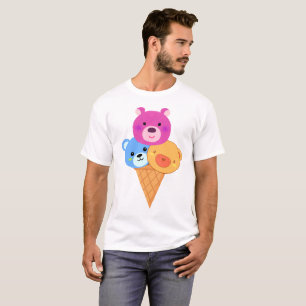 Beer ijsje kegel t-shirt