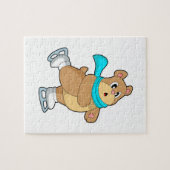 Beer IJsschaatsen IJ-schaatsen Legpuzzel (Horizontaal)