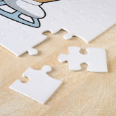 Beer IJsschaatsen IJ-schaatsen Legpuzzel (Zijkant)