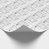 Beer IJssmeltend poolijs Cadeaupapier (Hoek)