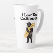  Beer "Ik hou van je, Californië" Latte Mok (Rechterhoek)