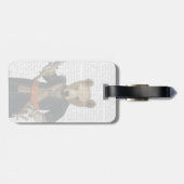 Beer in Blauwe Robes 2 Bagagelabel (Achterkant horizontaal)