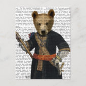 Beer in Blauwe Robes 2 Briefkaart (Voorkant)