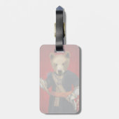 Beer in Blauwe Robes 3 Bagagelabel (Achterkant verticaal)