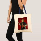 Beer in Blauwe Robes 3 Tote Bag (Voorkant (product))