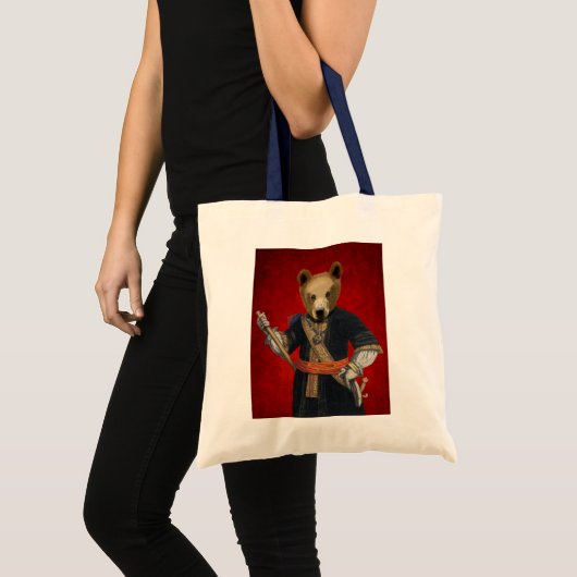 Beer in Blauwe Robes 3 Tote Bag (Voorkant (product))