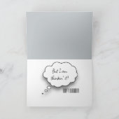 Beer in Boat 65e Humor op de geboorte Kaart (Binnen)