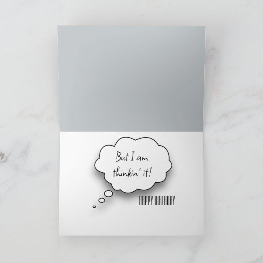 Beer in Boat 76e Humor op de geboorte Kaart (Binnen)