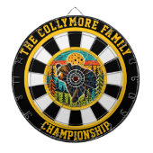 Beer in Bullseye Art Dartbord (Voorkant)