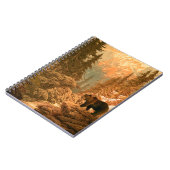 Beer in de Rocky Mountainsbeer, bruin, dierlijk, g Notitieboek (Linkerzijde)