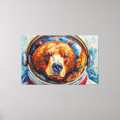 BEER IN DE RUIMTE-9 CANVAS AFDRUK (Voorkant)