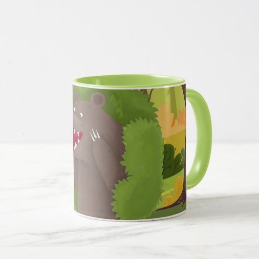 Beer in de Struik Mok (Voorkant rechts)