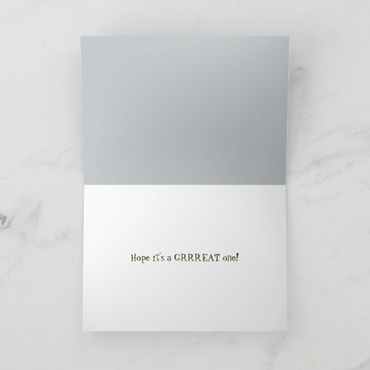 Beer in Dinghy voor geboortedag Kaart (Binnen)