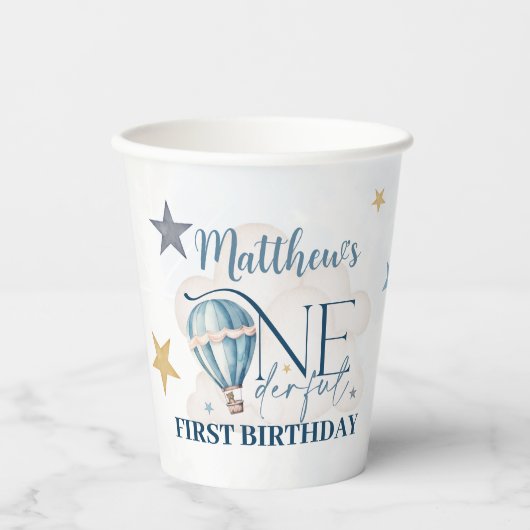 Beer in een ballon 236ml papieren bekers (Voorkant)