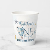 Beer in een ballon 236ml papieren bekers (Achterkant)