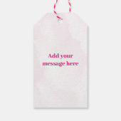 Beer in een ballon Luxe Matte Gift Labels Cadeaulabel (Achterkant)