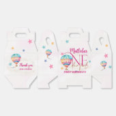 Beer in een ballon ONEderful 1st Birthday Party Bo Bedankdoosjes (Ongevouwen)