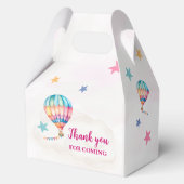 Beer in een ballon ONEderful 1st Birthday Party Bo Bedankdoosjes (Achterkant)