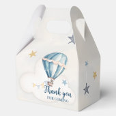 Beer in een ballon ONEderful 1st Birthday Party Bo Bedankdoosjes (Achterkant)