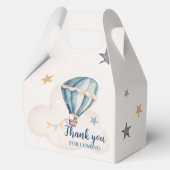 Beer in een ballon ONEderful 1st Birthday Party Bo Bedankdoosjes (Achterkant)