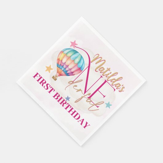 Beer in een Ballon Standard Party servetten (Hoek)