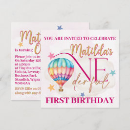 Beer in een ballon uitnodigingen op maat