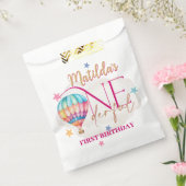 Beer in een ballon witte gunst zakken bedankzakje (Gezegeld)