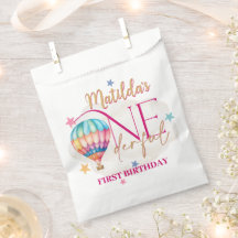 Beer in een ballon witte gunst zakken