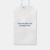 Beer in een Balloon Matte Gift Labels Cadeaulabel (Achterkant)