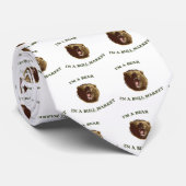 Beer in een bulkmarkt stropdas (Opgerold)