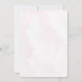 Beer in een Roze Heet Lucht Ballon Uitnodigingen (Achterkant)