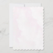 Beer in een Roze Heet Lucht Ballon Uitnodigingen (Achterkant)