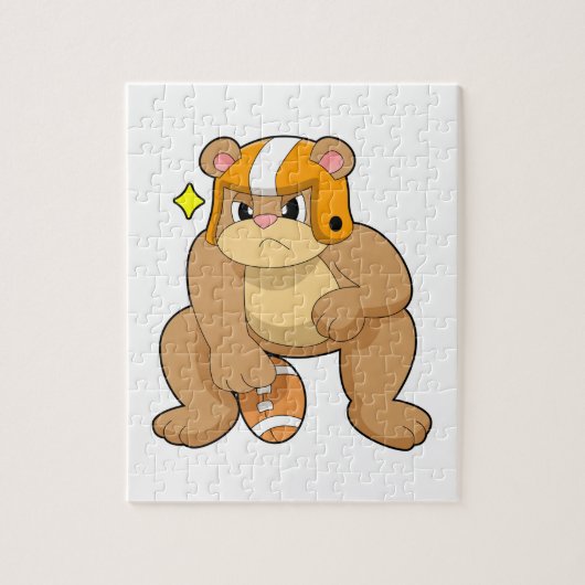 Beer in Football Sport Legpuzzel (Verticaal)