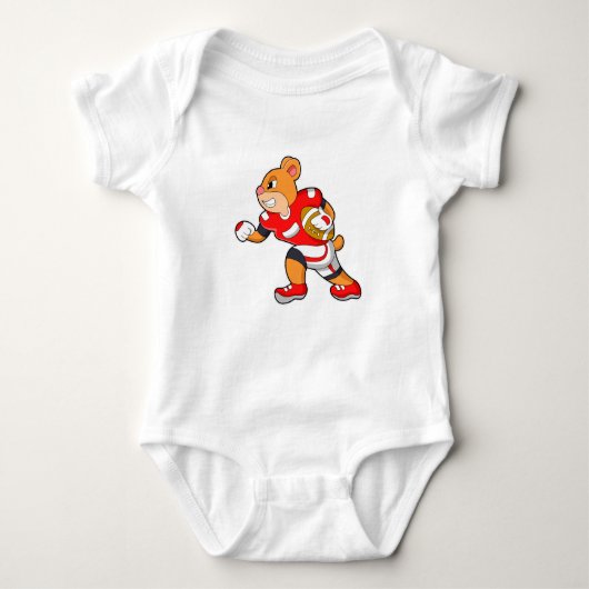 Beer in Football Sport Romper (Voorkant)