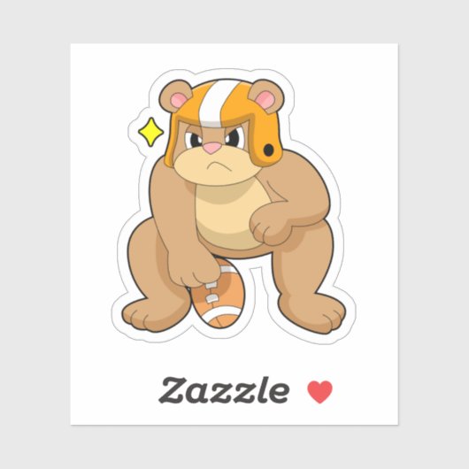 Beer in Football Sport Sticker (Vel)